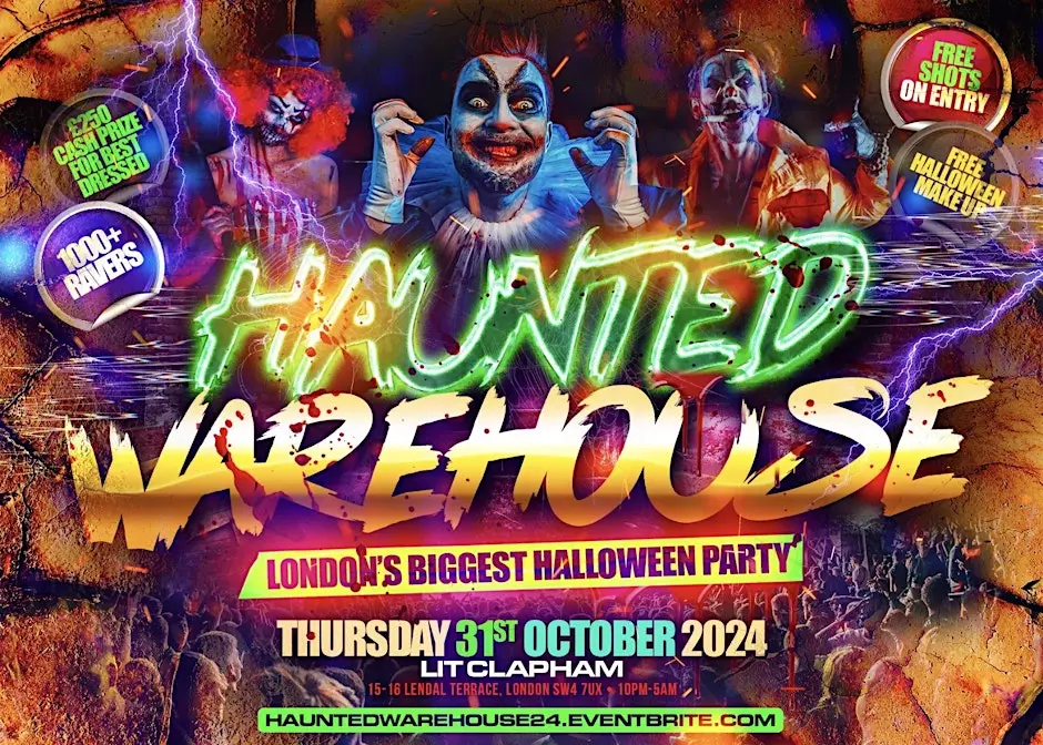 Top 6 Spooktacular Halloween Parties in London 2024 You Can’t Miss!